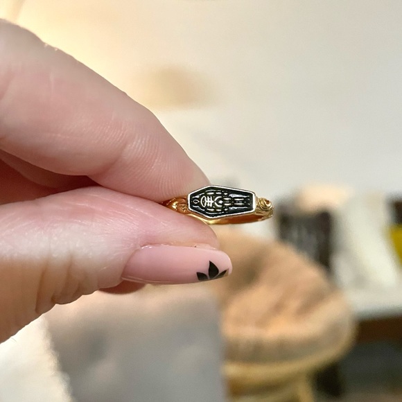 Gold Skeleton Ring - Picture 6 of 6